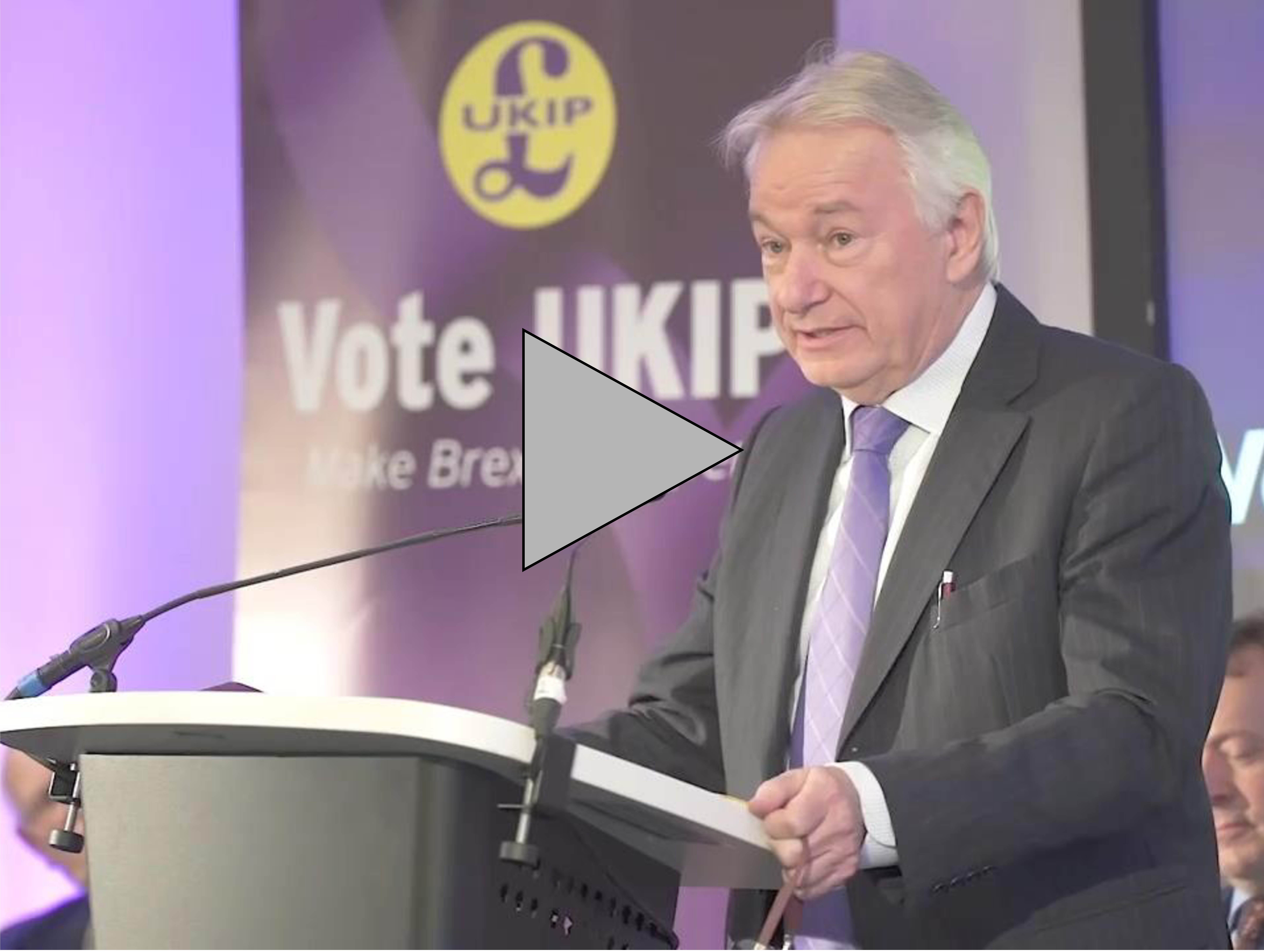 Richard Elvin speaks at UKIP